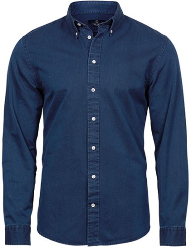 T-4002-Mens Casual Twill Shirt